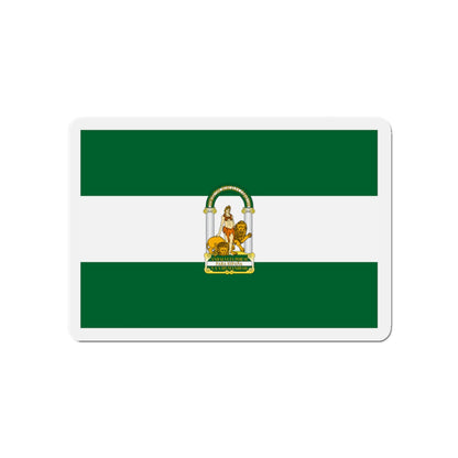 Arbonaida the Flag of Andalusia Spain - Die-Cut Magnet-4" x 4"-The Sticker Space