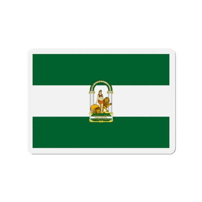 Arbonaida the Flag of Andalusia Spain - Refrigerator Magnet 2 Inch - The Sticker Space