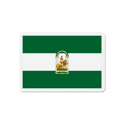 Arbonaida the Flag of Andalusia Spain - Refrigerator Magnet 5 Inch - The Sticker Space