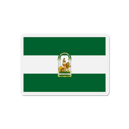 Arbonaida the Flag of Andalusia Spain - Refrigerator Magnet - The Sticker Space