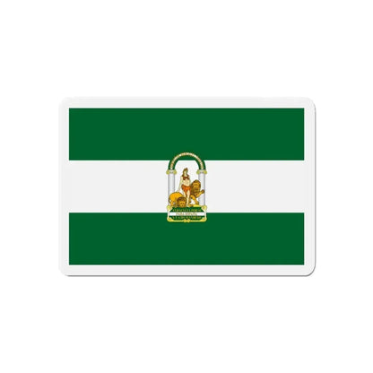 Arbonaida the Flag of Andalusia Spain - Refrigerator Magnet - The Sticker Space