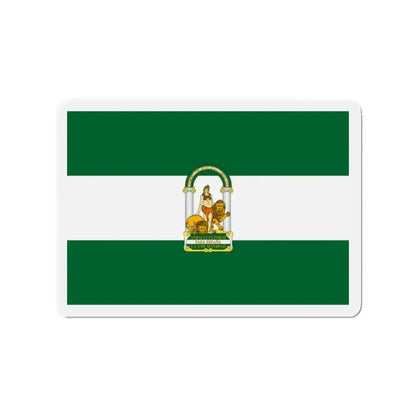 Arbonaida the Flag of Andalusia Spain - Refrigerator Magnet - The Sticker Space