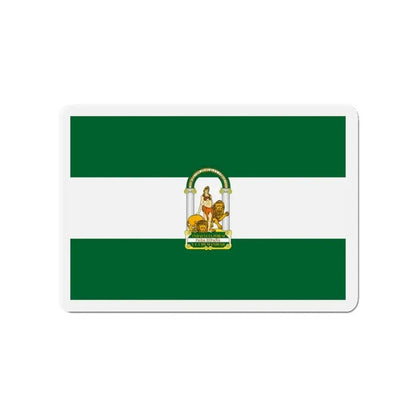 Arbonaida the Flag of Andalusia Spain - Refrigerator Magnet - The Sticker Space