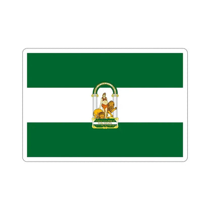 Arbonaida the Flag of Andalusia Spain STICKER Vinyl Die-Cut Decal - The Sticker Space