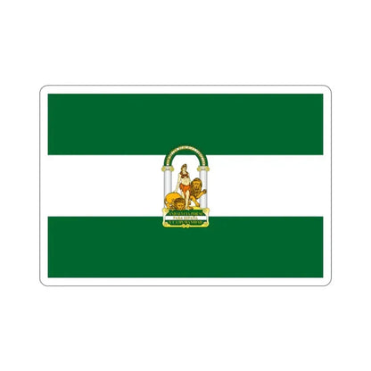 Arbonaida the Flag of Andalusia Spain STICKER Vinyl Die-Cut Decal - The Sticker Space