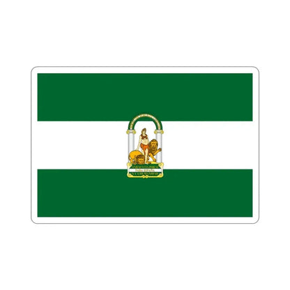 Arbonaida the Flag of Andalusia Spain STICKER Vinyl Die-Cut Decal - The Sticker Space