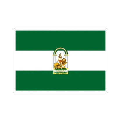 Arbonaida the Flag of Andalusia Spain STICKER Vinyl Die-Cut Decal - The Sticker Space