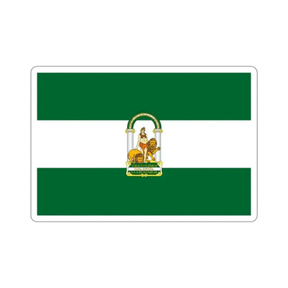 Arbonaida the Flag of Andalusia Spain STICKER Vinyl Die-Cut Decal - The Sticker Space