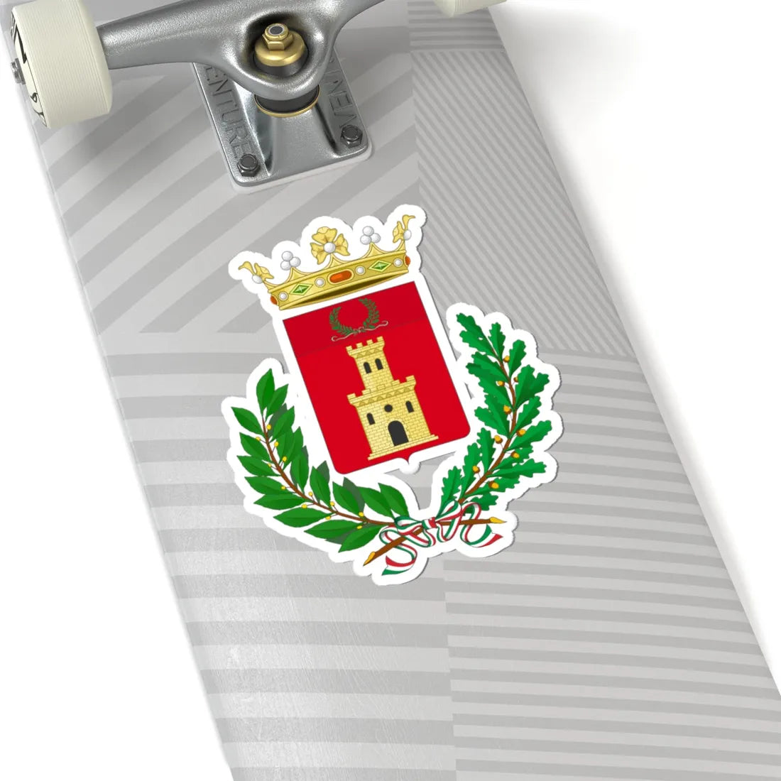 Arcevia-Stemma (Italy) (Coat of Arms) STICKER Vinyl Kiss-Cut Decal - The Sticker Space