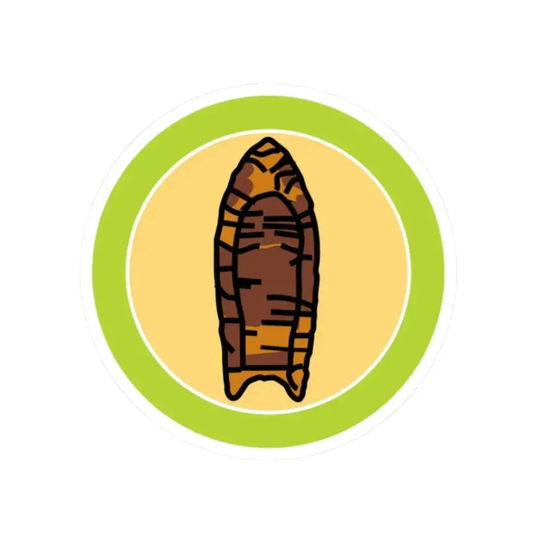 Archaeology (Boy Scout Merit Badge) STICKER Vinyl Kiss-Cut Decal 2 Inch White - The Sticker Space