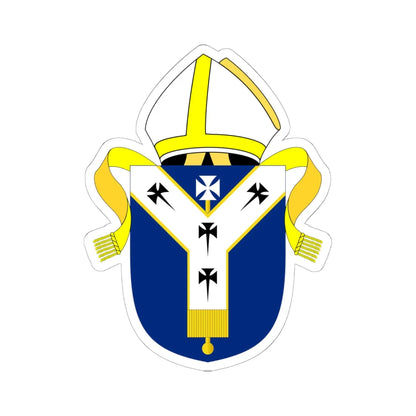Archbishop of Canterbury arms (England) (Coat of Arms) STICKER Vinyl Kiss-Cut Decal 6 Inch White - The Sticker Space