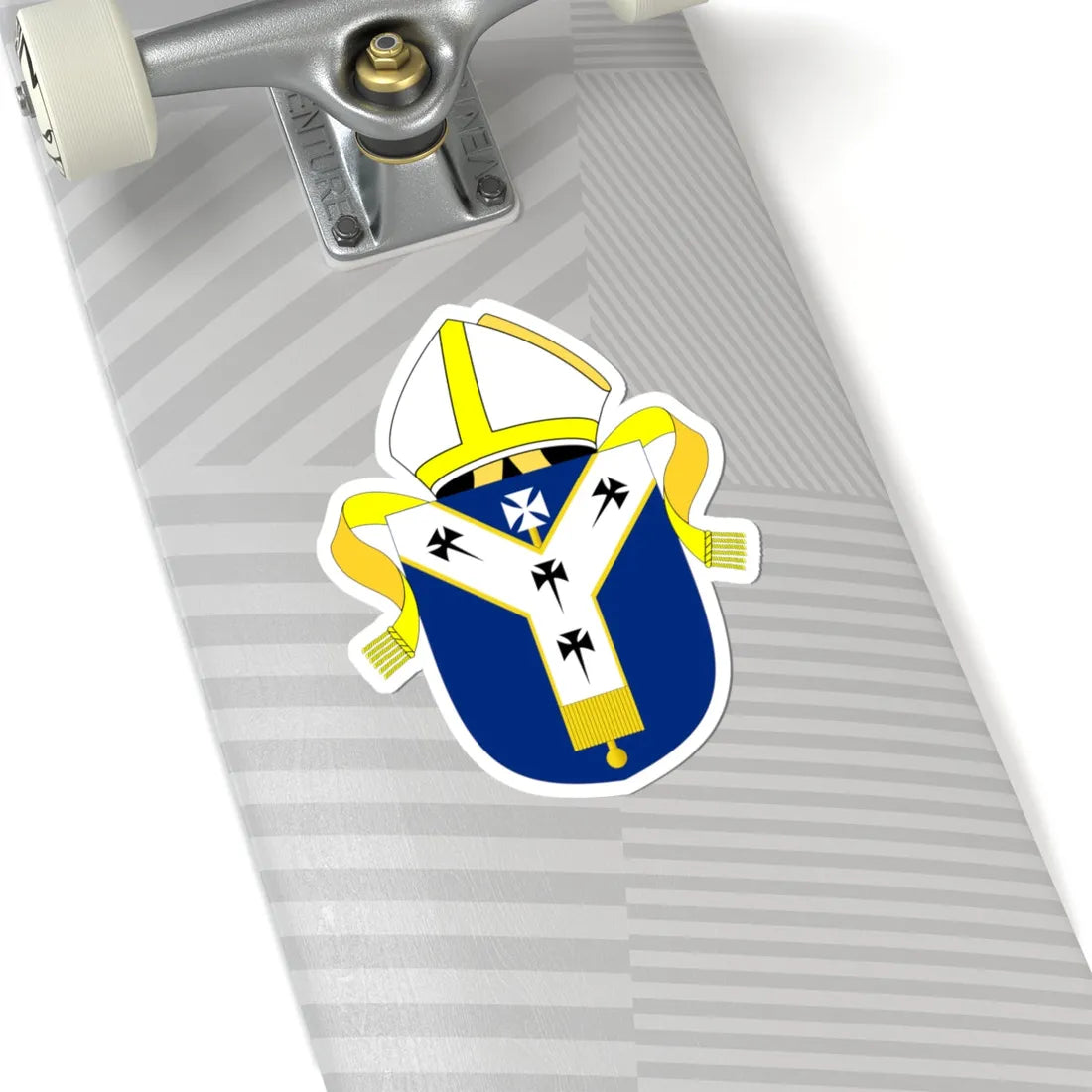 Archbishop of Canterbury arms (England) (Coat of Arms) STICKER Vinyl Kiss-Cut Decal - The Sticker Space