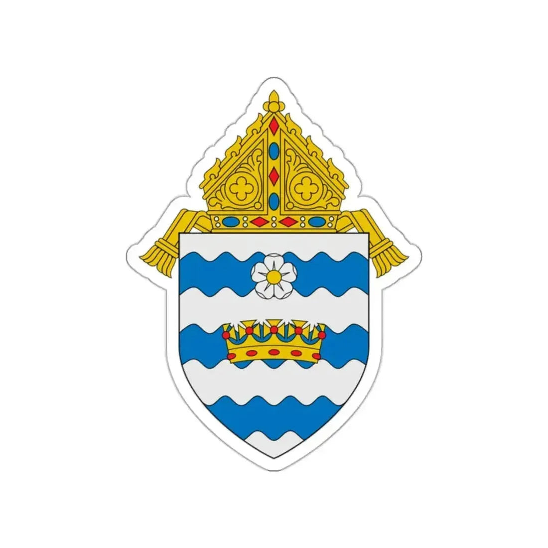 Archdiocese of Atlanta - STICKER Vinyl Die-Cut Decal White Die-Cut 2 Inch - The Sticker Space