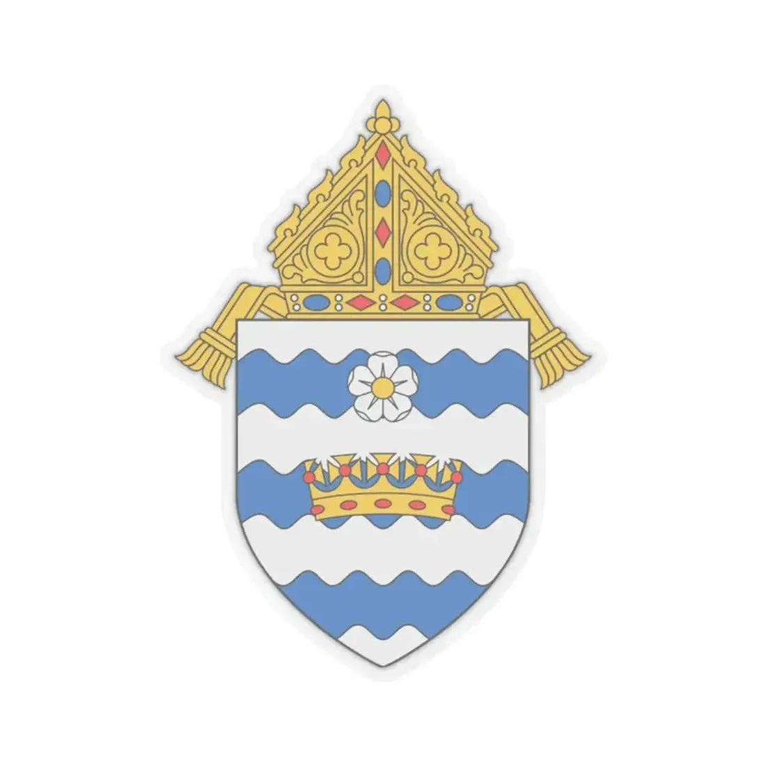 Archdiocese of Atlanta - STICKER Vinyl Kiss-Cut Decal 2 Inch Transparent - The Sticker Space