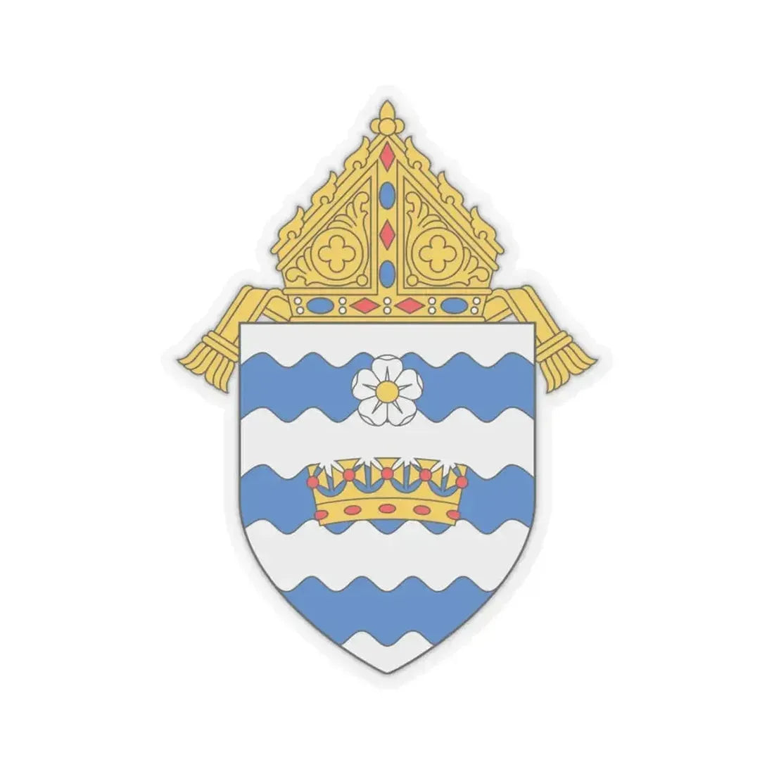 Archdiocese of Atlanta - STICKER Vinyl Kiss-Cut Decal 3 Inch Transparent - The Sticker Space