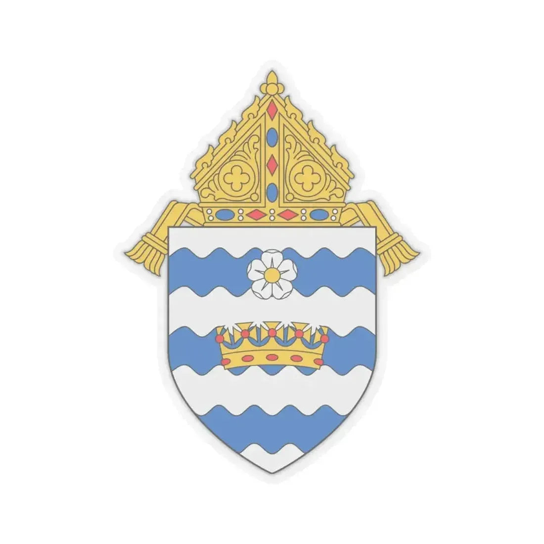 Archdiocese of Atlanta - STICKER Vinyl Kiss-Cut Decal 4 Inch Transparent - The Sticker Space