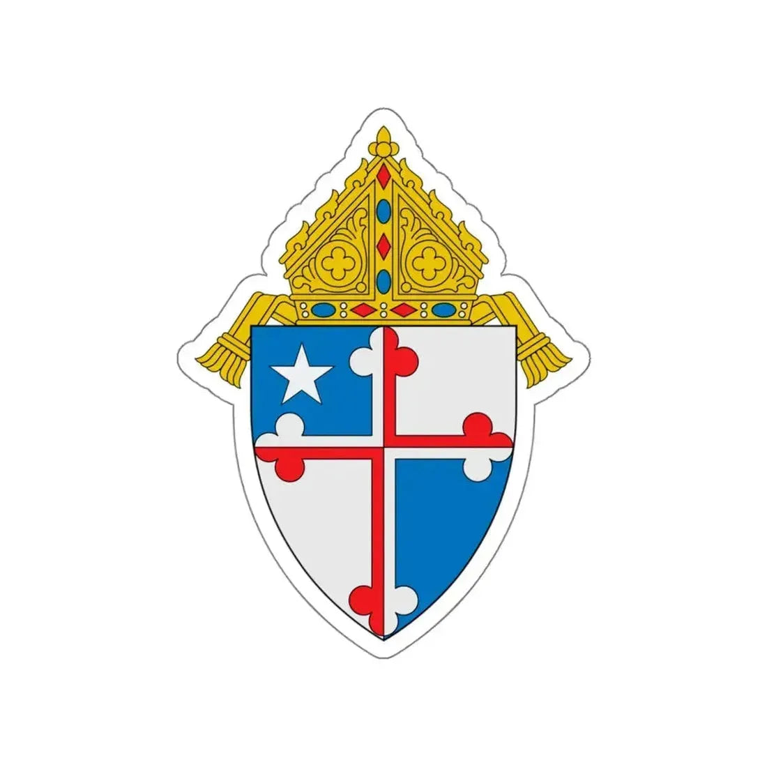 Archdiocese of Baltimore - STICKER Vinyl Die-Cut Decal White Die-Cut 4 Inch - The Sticker Space