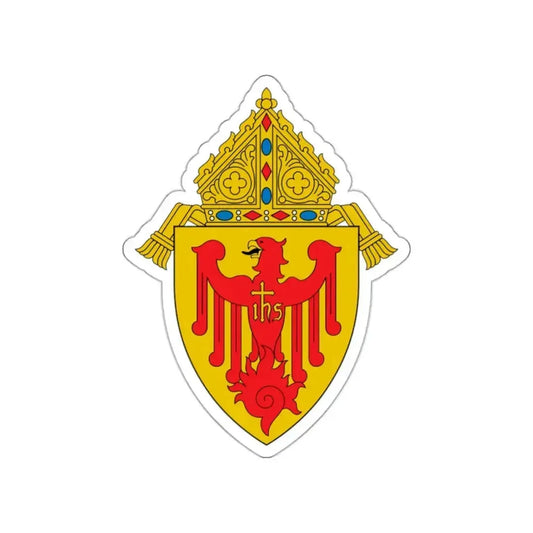 Archdiocese of Chicago 2 - STICKER Vinyl Die-Cut Decal White Die-Cut 2 Inch - The Sticker Space