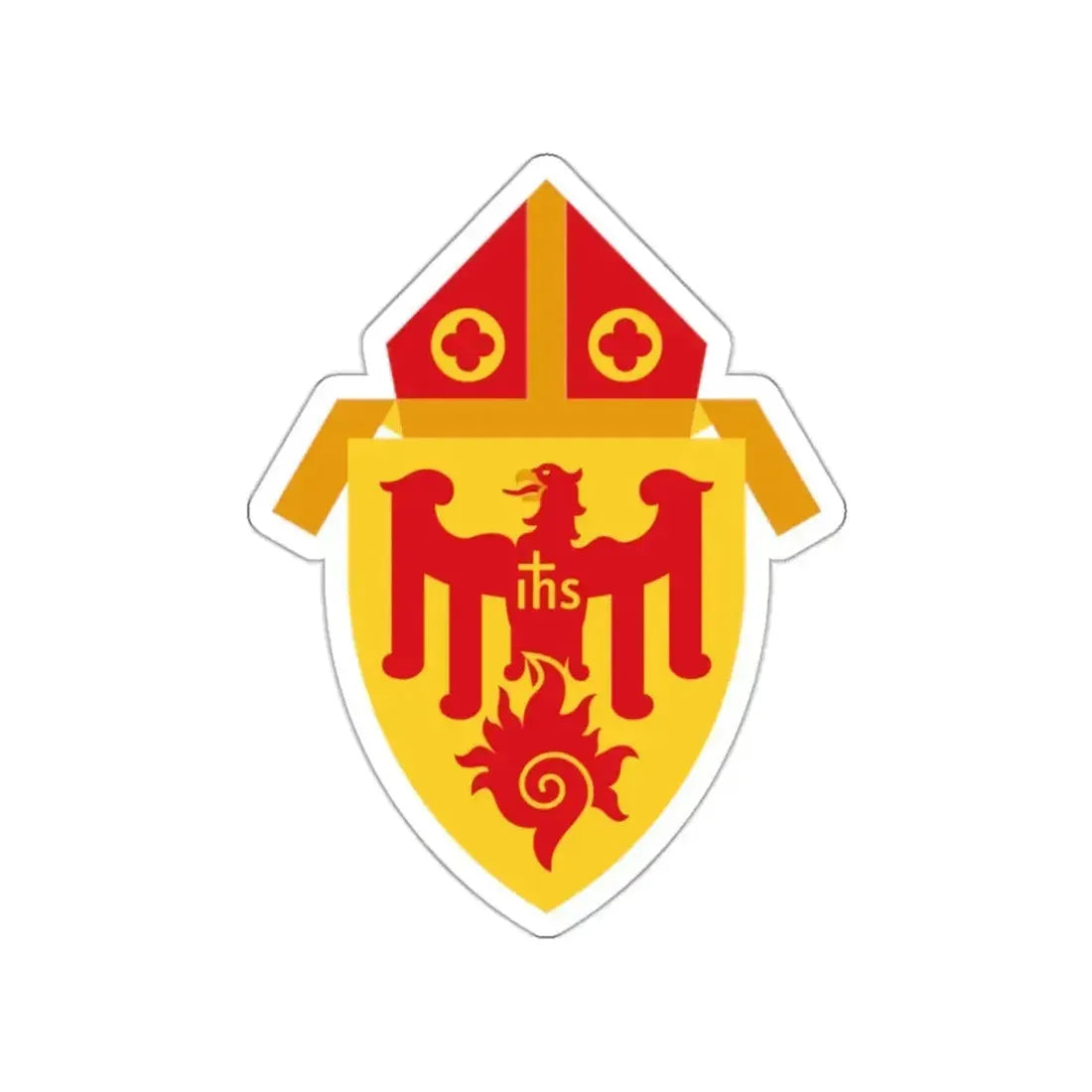 Archdiocese of Chicago - STICKER Vinyl Die-Cut Decal White Die-Cut 2 Inch - The Sticker Space