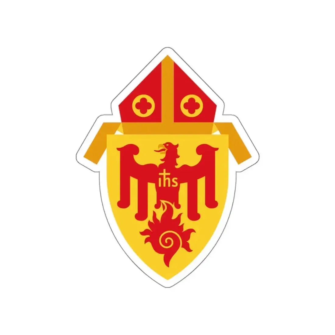Archdiocese of Chicago - STICKER Vinyl Die-Cut Decal White Die-Cut 6 Inch - The Sticker Space