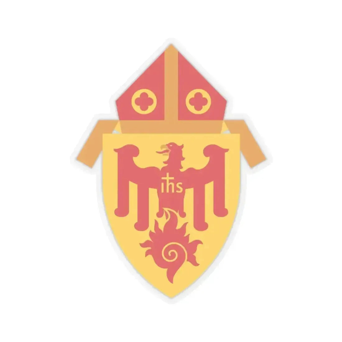 Archdiocese of Chicago - STICKER Vinyl Kiss-Cut Decal 2 Inch Transparent - The Sticker Space