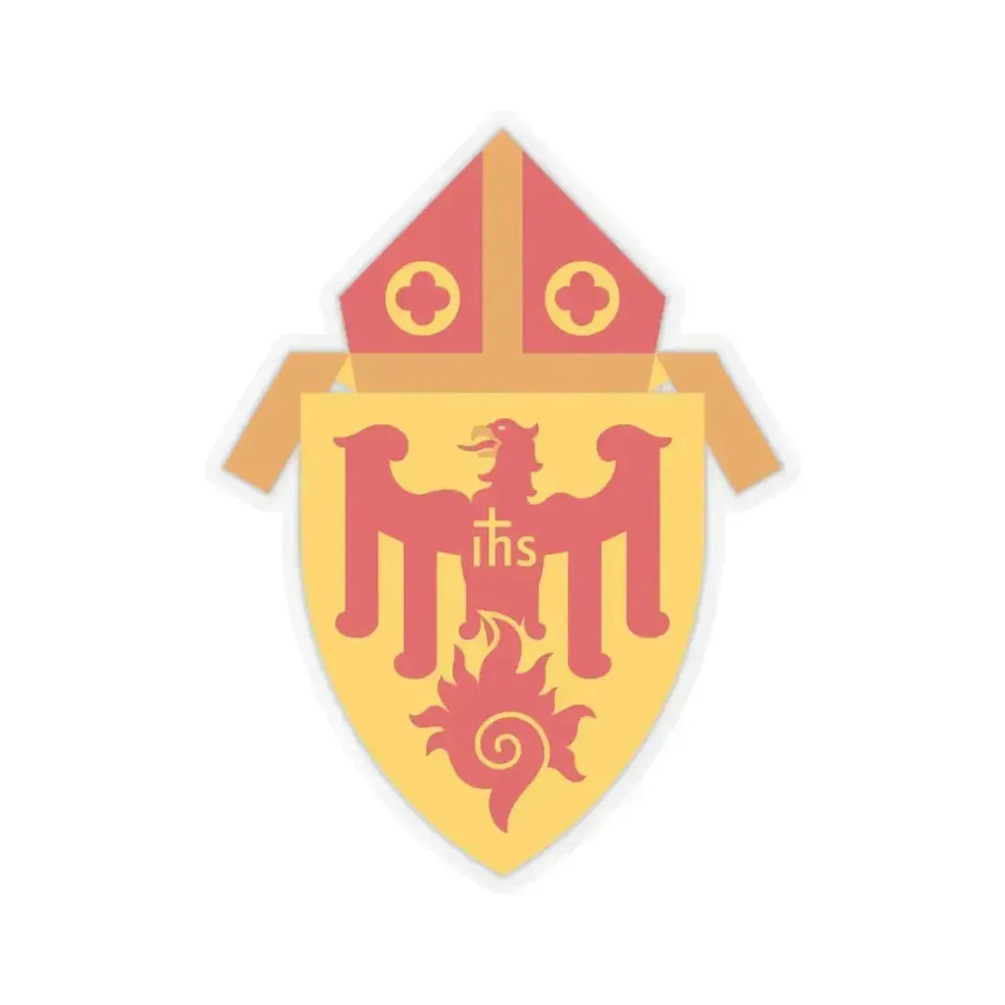 Archdiocese of Chicago - STICKER Vinyl Kiss-Cut Decal 3 Inch Transparent - The Sticker Space