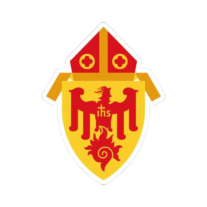 Archdiocese of Chicago - STICKER Vinyl Kiss-Cut Decal 3 Inch White - The Sticker Space