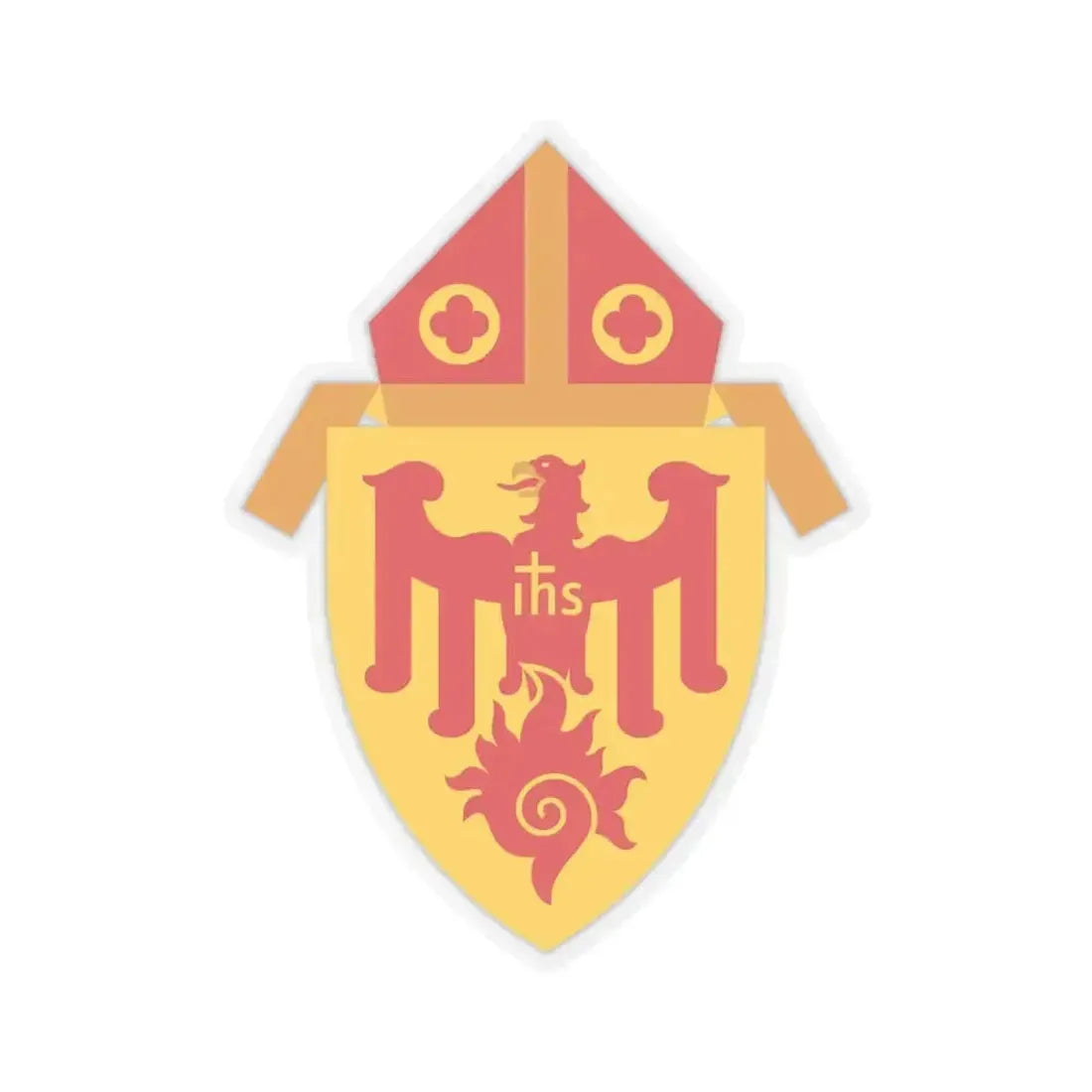Archdiocese of Chicago - STICKER Vinyl Kiss-Cut Decal 4 Inch Transparent - The Sticker Space