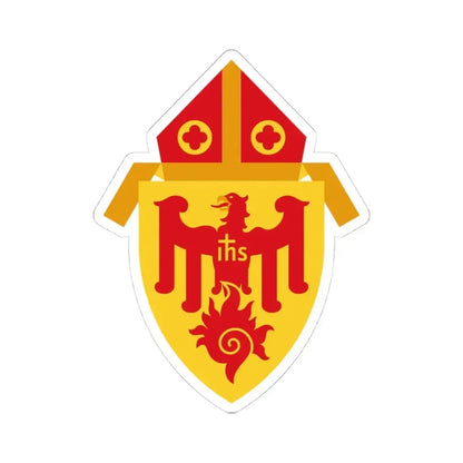 Archdiocese of Chicago - STICKER Vinyl Kiss-Cut Decal 4 Inch White - The Sticker Space