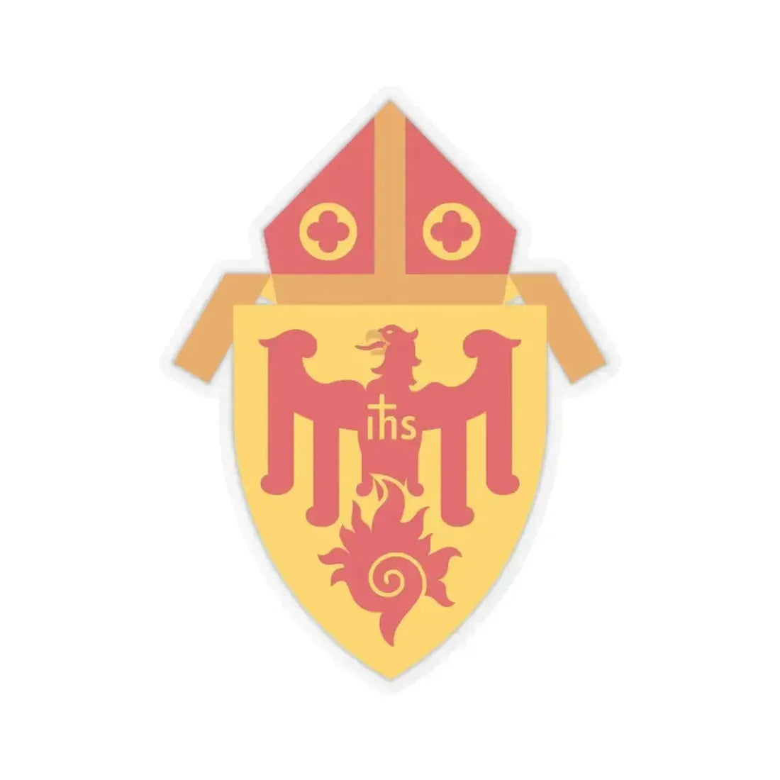 Archdiocese of Chicago - STICKER Vinyl Kiss-Cut Decal 6 Inch Transparent - The Sticker Space