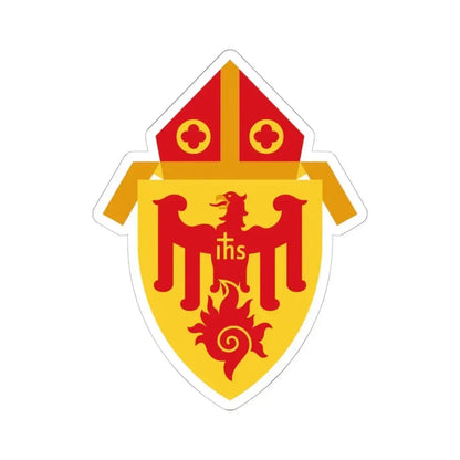 Archdiocese of Chicago - STICKER Vinyl Kiss-Cut Decal 6 Inch White - The Sticker Space