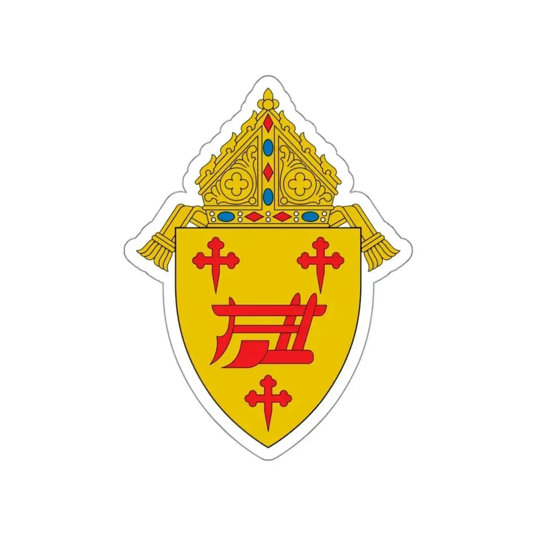 Archdiocese of Cincinnati - STICKER Vinyl Die-Cut Decal White Die-Cut 3 Inch - The Sticker Space