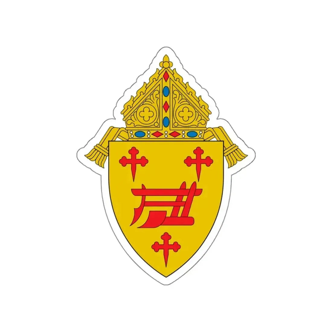 Archdiocese of Cincinnati - STICKER Vinyl Die-Cut Decal White Die-Cut 4 Inch - The Sticker Space