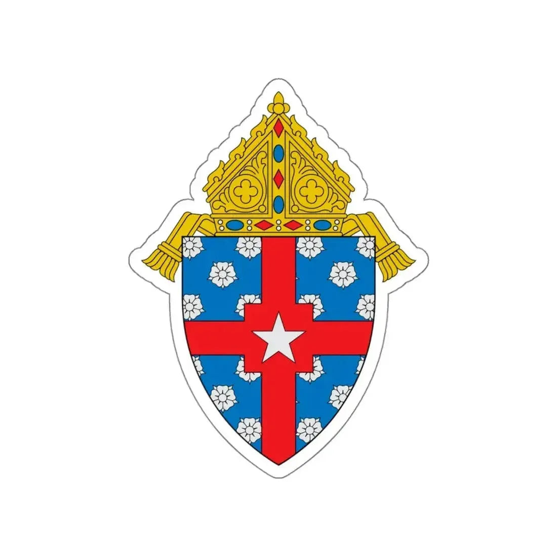 Archdiocese of Galveston Houston - STICKER Vinyl Die-Cut Decal - The Sticker Space