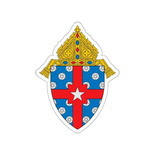 Archdiocese of Galveston Houston - STICKER Vinyl Die-Cut Decal White Die-Cut 2 Inch - The Sticker Space