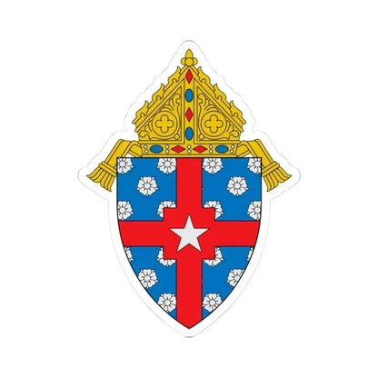 Archdiocese of Galveston Houston - STICKER Vinyl Kiss-Cut Decal 3 Inch White - The Sticker Space