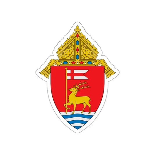 Archdiocese of Hartford - STICKER Vinyl Die-Cut Decal White Die-Cut 2 Inch - The Sticker Space