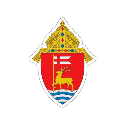 Archdiocese of Hartford - STICKER Vinyl Die-Cut Decal White Die-Cut 5 Inch - The Sticker Space