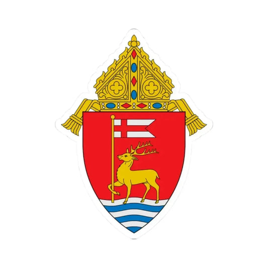 Archdiocese of Hartford - STICKER Vinyl Kiss-Cut Decal 2 Inch White - The Sticker Space