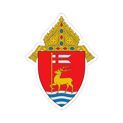 Archdiocese of Hartford - STICKER Vinyl Kiss-Cut Decal 6 Inch White - The Sticker Space