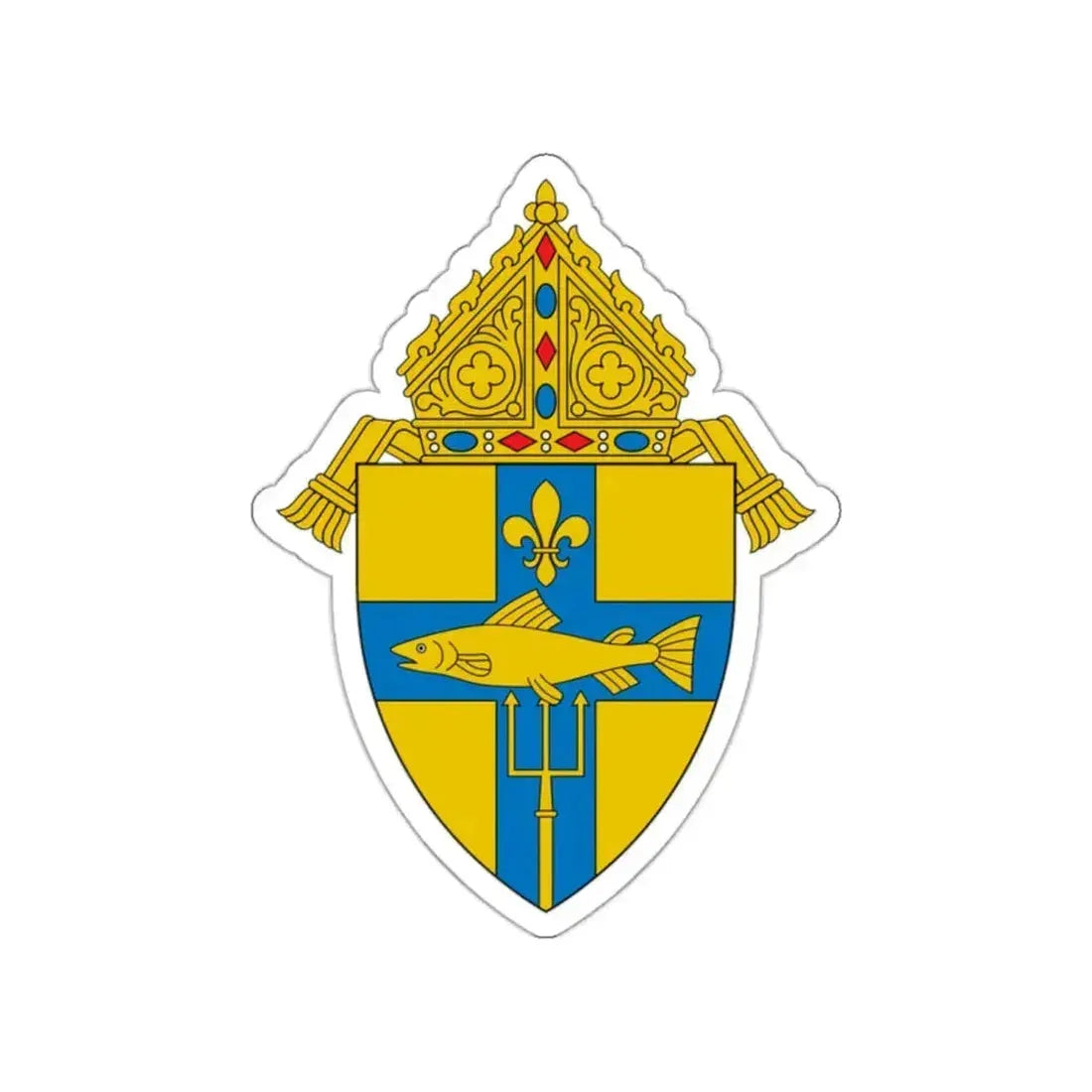Archdiocese of Indianapolis - STICKER Vinyl Die-Cut Decal White Die-Cut 2 Inch - The Sticker Space