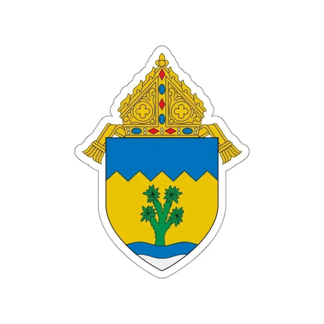 Archdiocese of Las Vegas - STICKER Vinyl Die-Cut Decal White Die-Cut 3 Inch - The Sticker Space