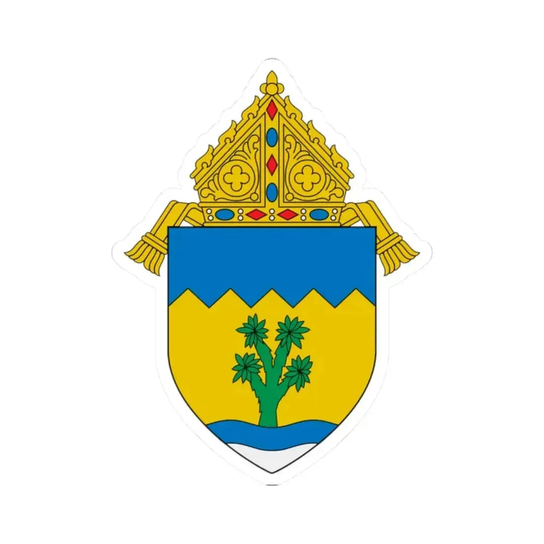 Archdiocese of Las Vegas - STICKER Vinyl Kiss-Cut Decal 2 Inch White - The Sticker Space