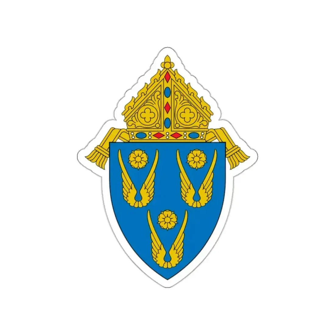 Archdiocese of Los Angeles - STICKER Vinyl Die-Cut Decal White Die-Cut 2 Inch - The Sticker Space