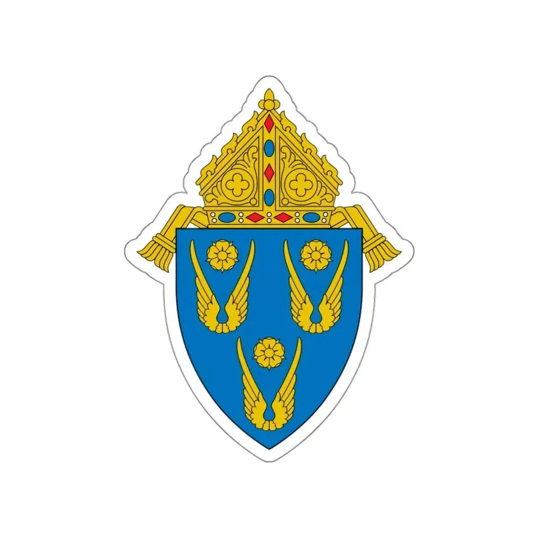 Archdiocese of Los Angeles - STICKER Vinyl Die-Cut Decal White Die-Cut 3 Inch - The Sticker Space