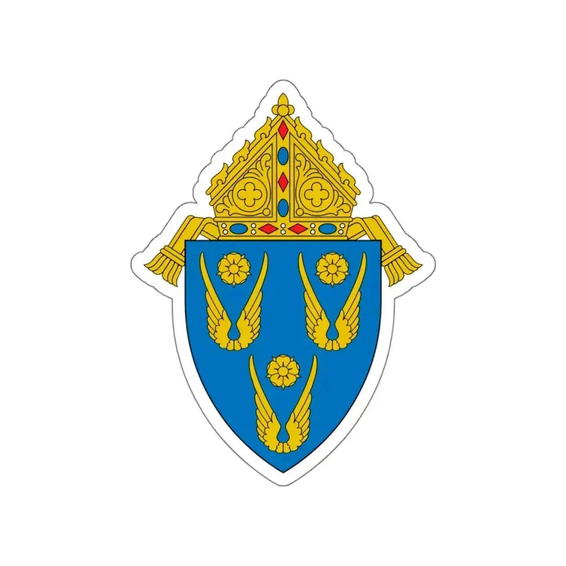 Archdiocese of Los Angeles - STICKER Vinyl Die-Cut Decal White Die-Cut 6 Inch - The Sticker Space