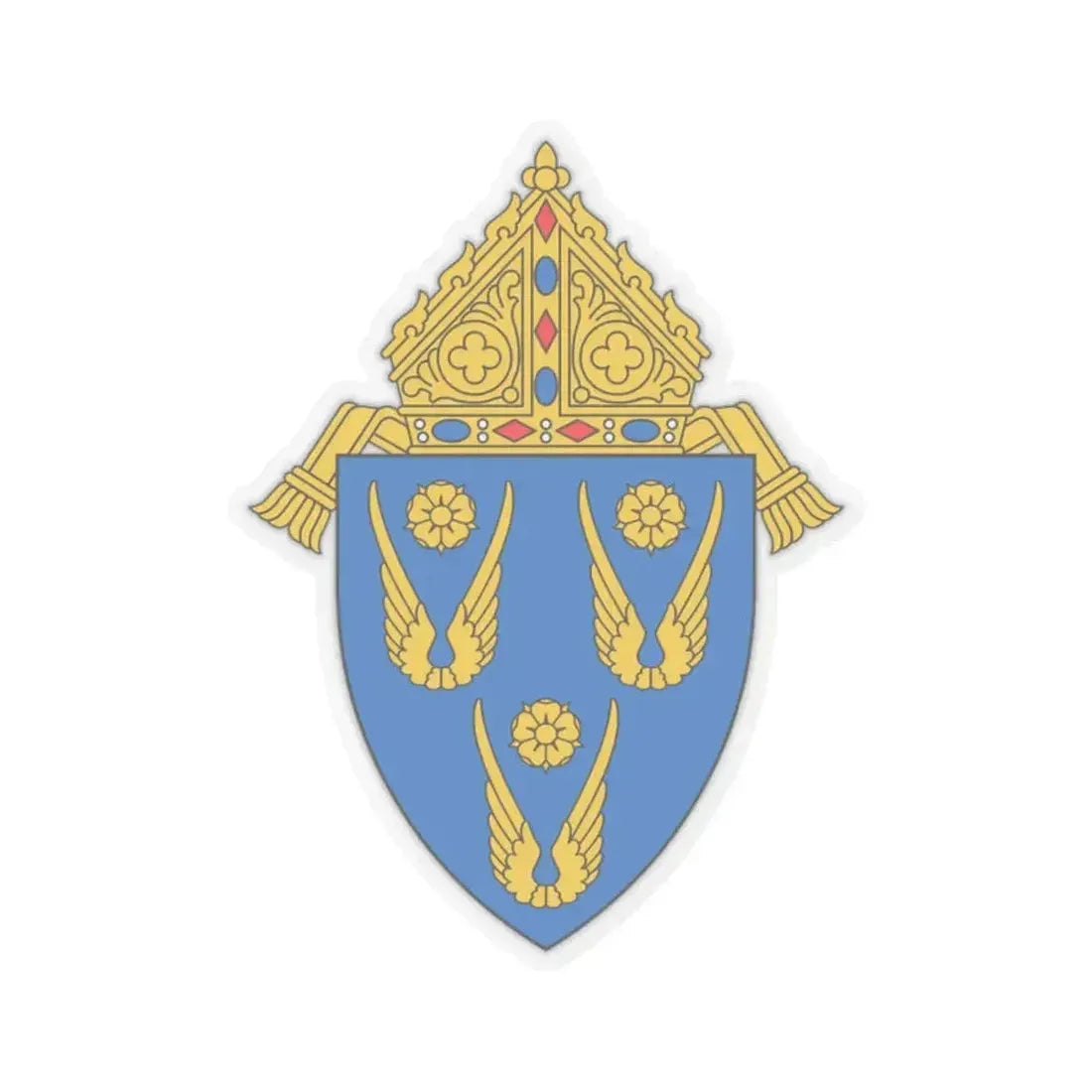 Archdiocese of Los Angeles - STICKER Vinyl Kiss-Cut Decal 2 Inch Transparent - The Sticker Space