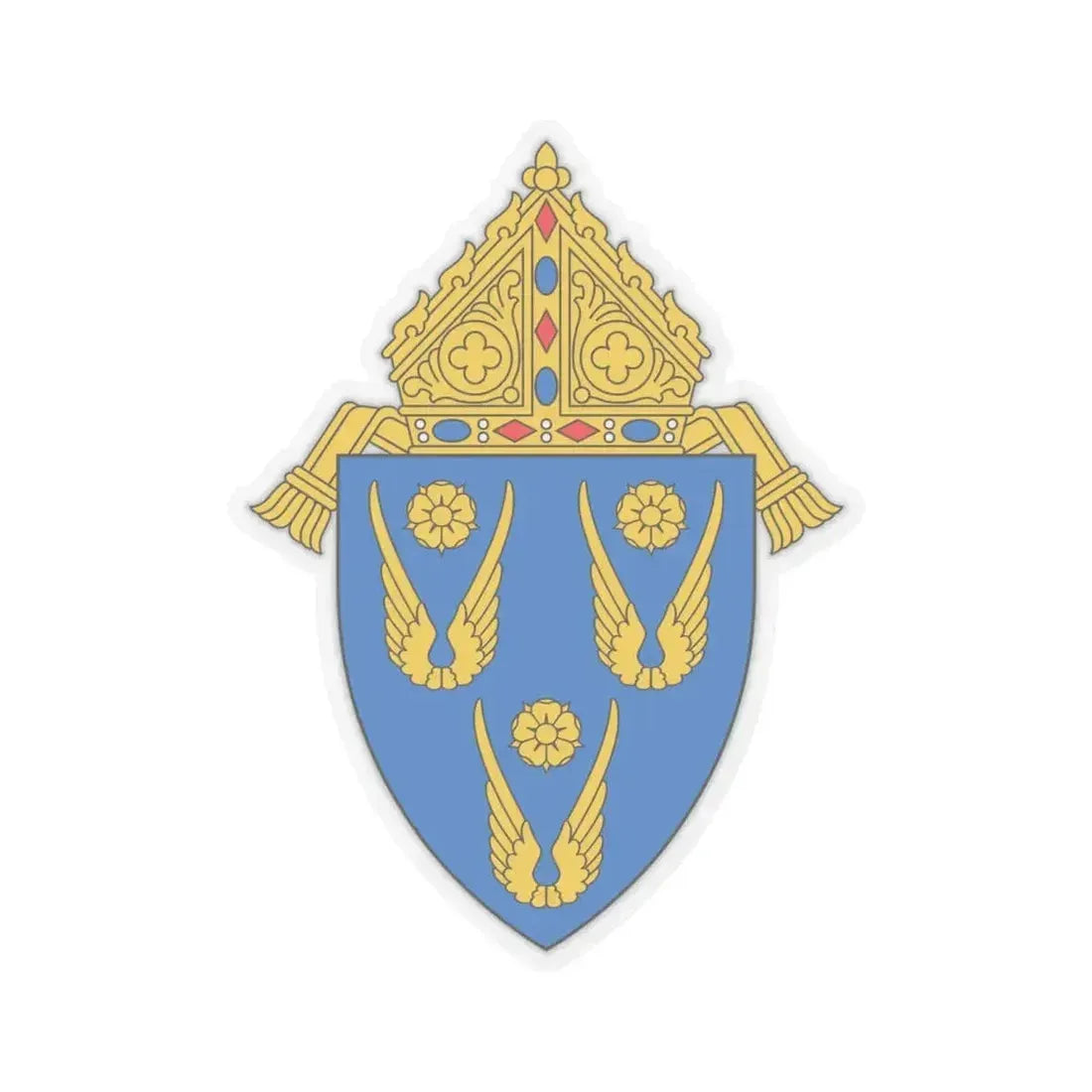 Archdiocese of Los Angeles - STICKER Vinyl Kiss-Cut Decal 6 Inch Transparent - The Sticker Space