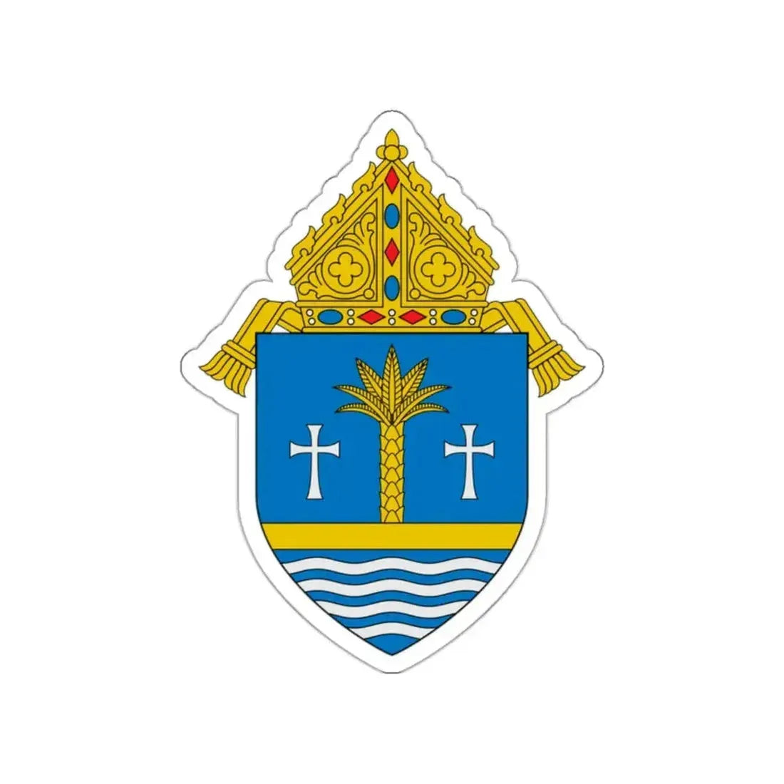 Archdiocese of Miami - STICKER Vinyl Die-Cut Decal - The Sticker Space