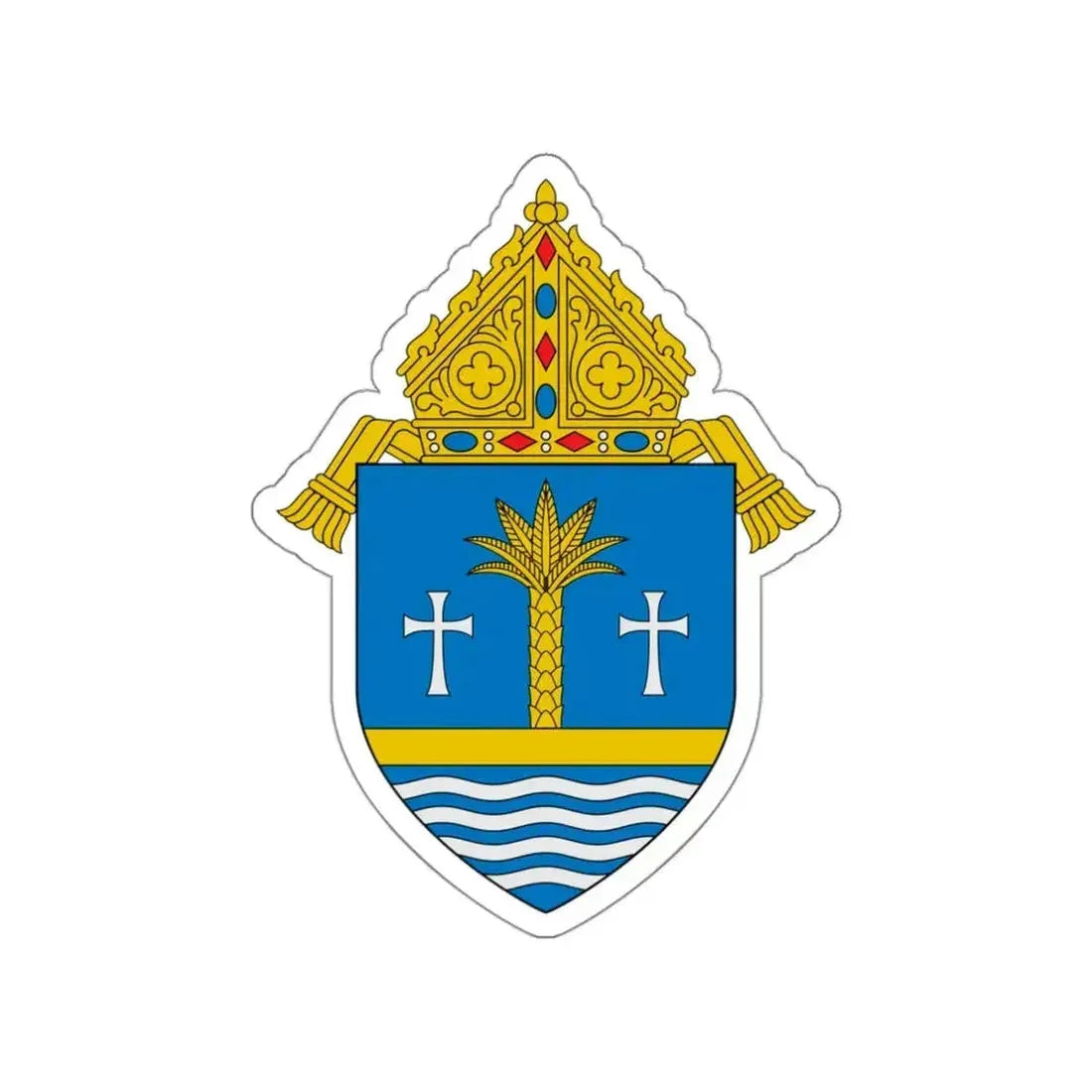Archdiocese of Miami - STICKER Vinyl Die-Cut Decal - The Sticker Space